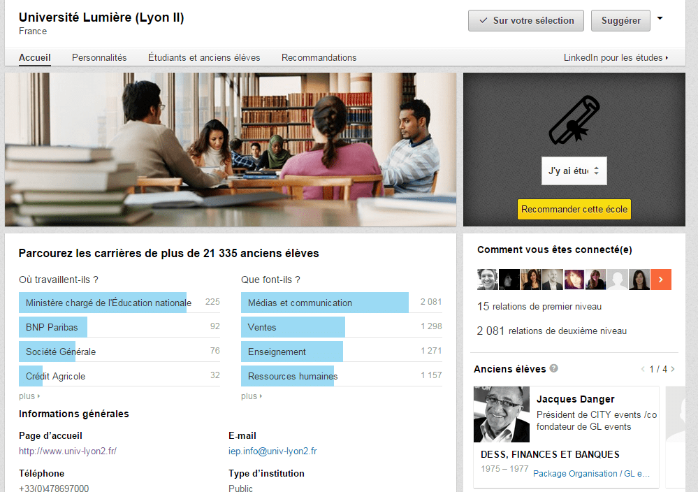 Université Lumière  Lyon II    LinkedIn
